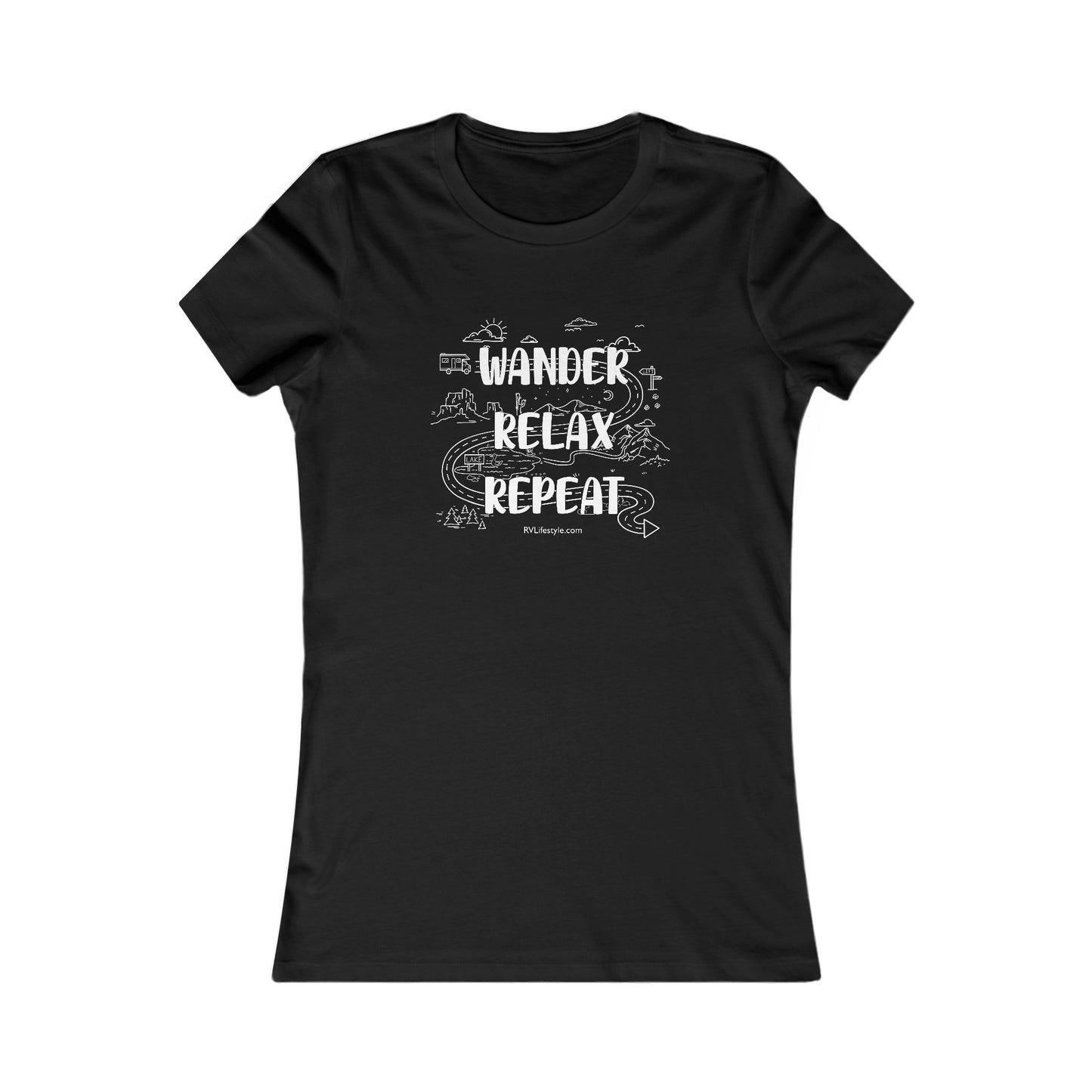 Wander - Relax - Repeat -- Women's Favorite Tee