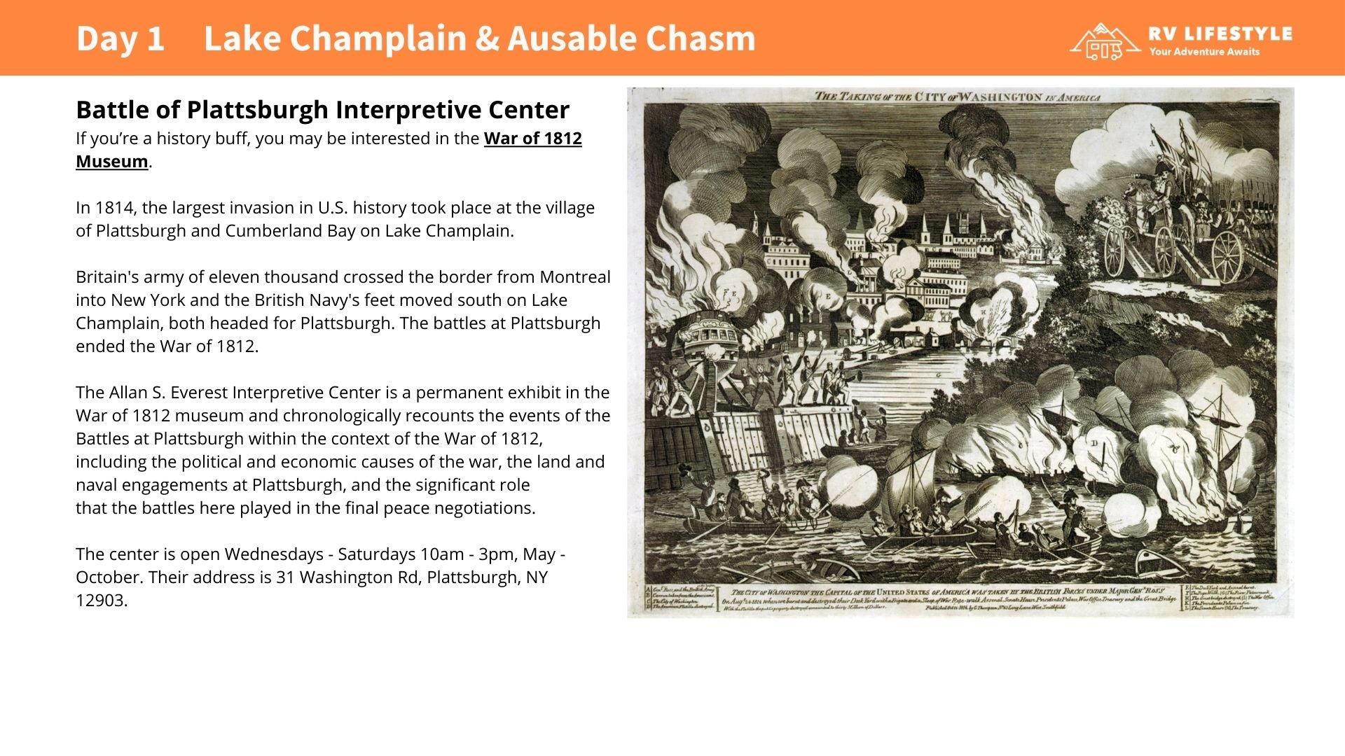 Adirondack Park and Finger Lakes RV Adventure Guide