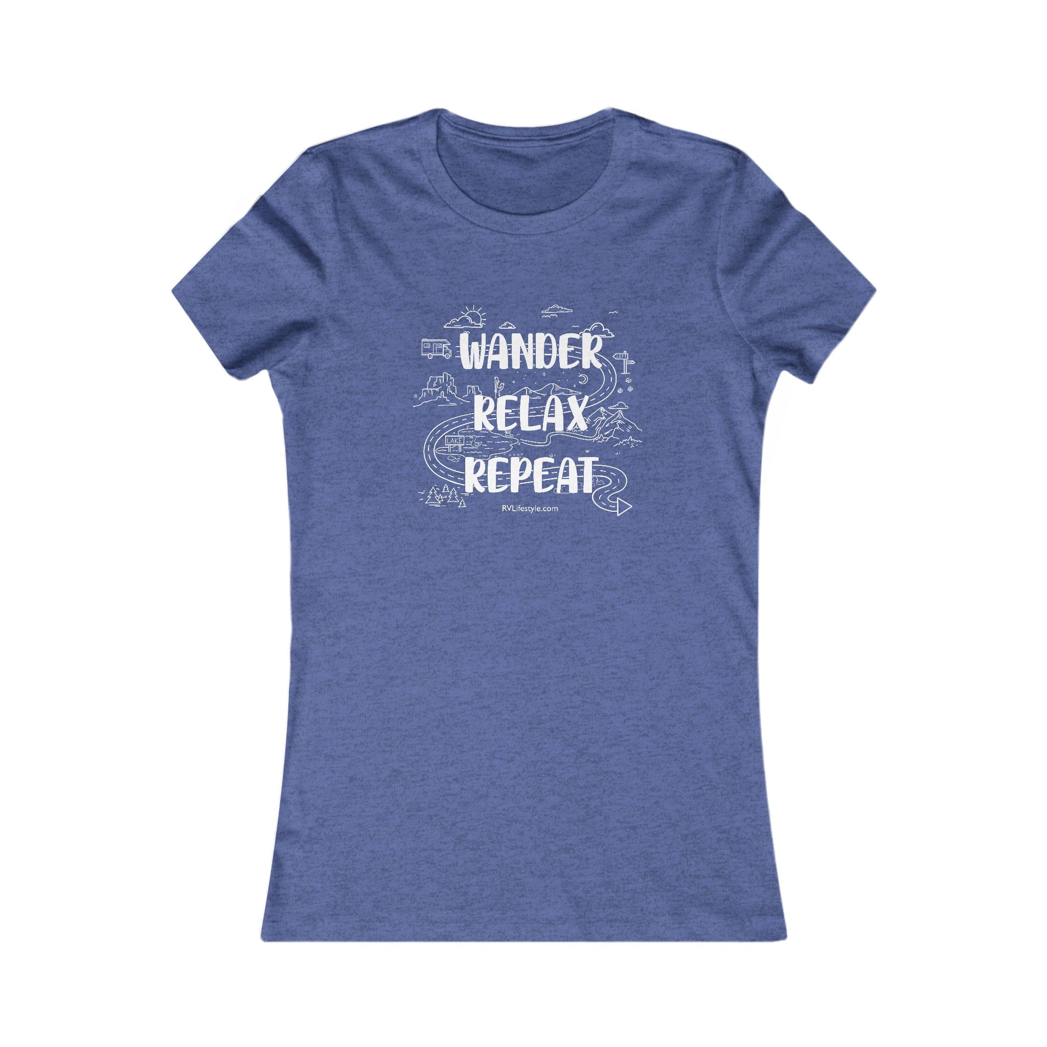 Wander - Relax - Repeat -- Women's Favorite Tee