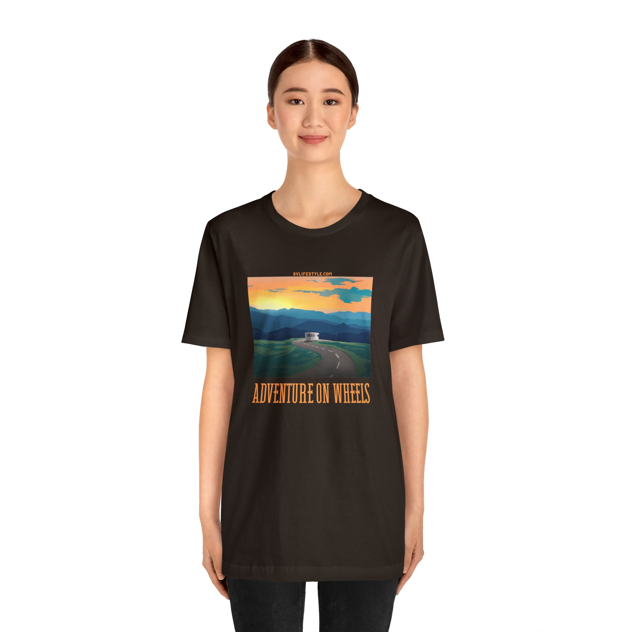 Adventure on Wheels - Unisex Jersey Short Sleeve Tee