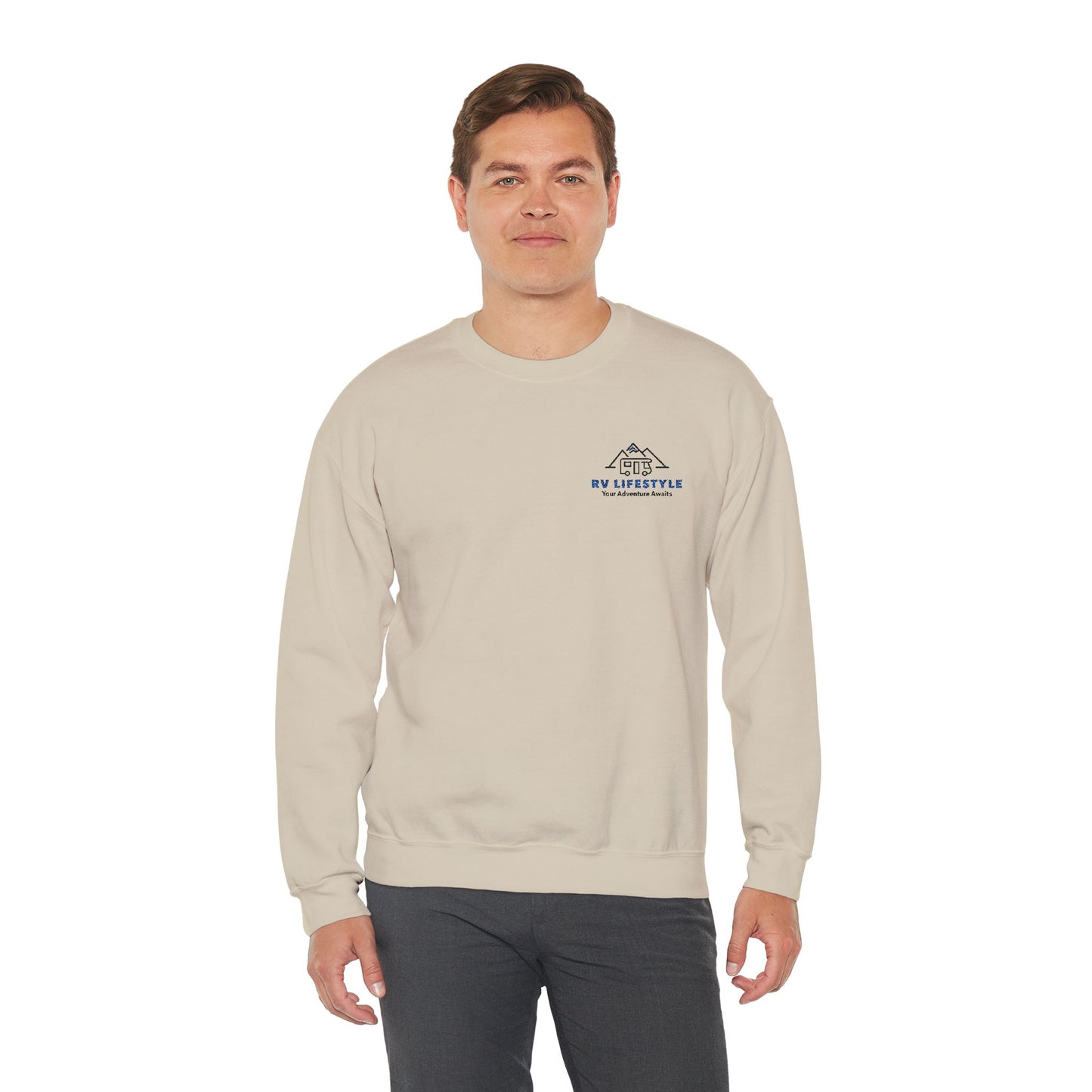 RV Lifestyle Logo Unisex Crewneck Sweatshirt