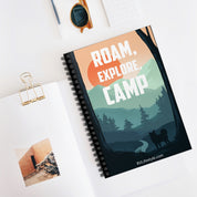 Roam Explore Camp - Spiral Notebook - Ruled Line