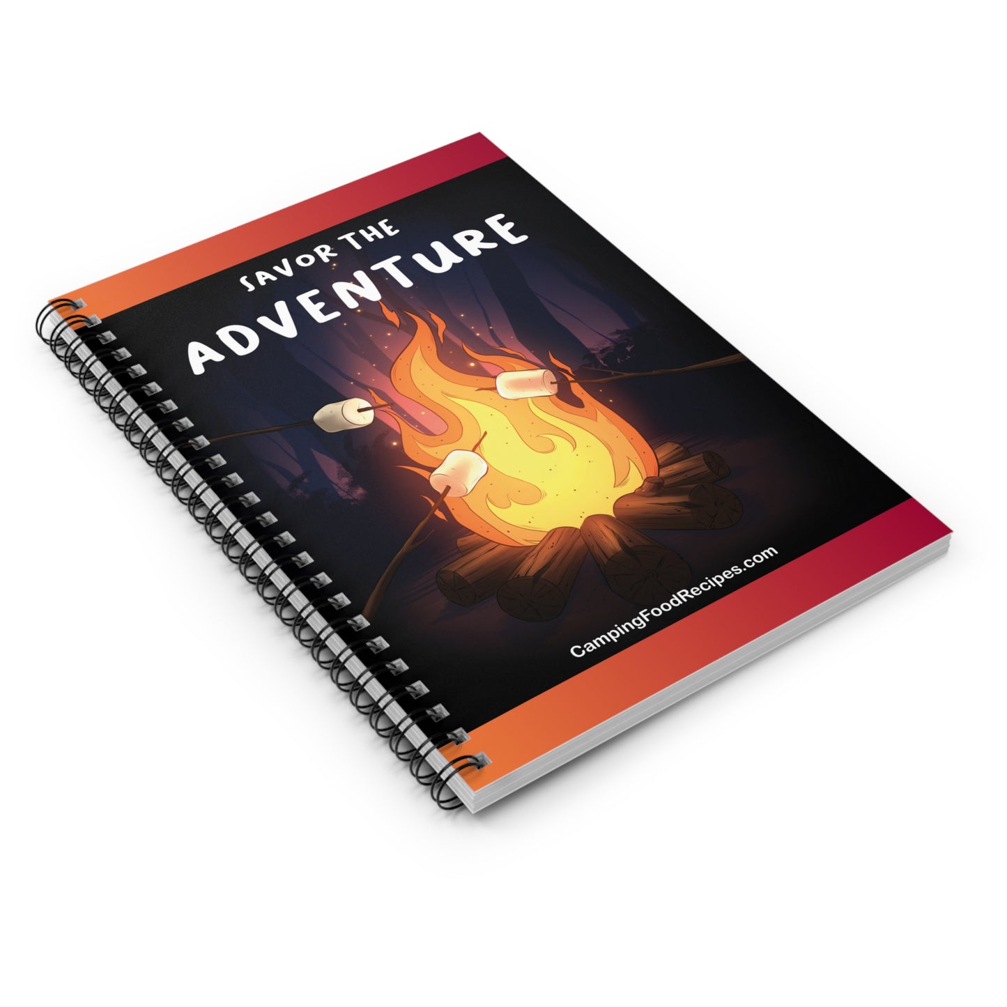Savor the Adventure - Spiral Notebook - Ruled Line Interior