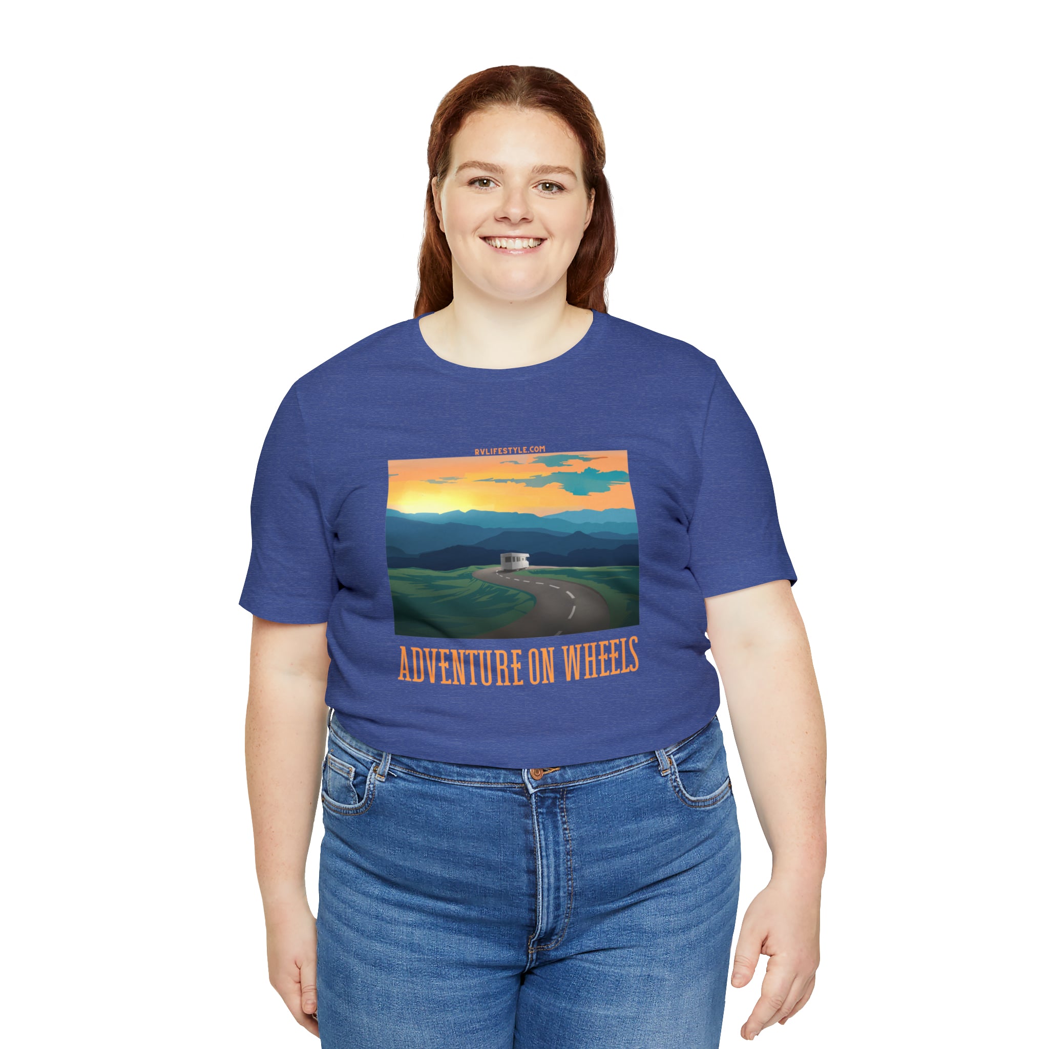 Adventure on Wheels - Unisex Jersey Short Sleeve Tee