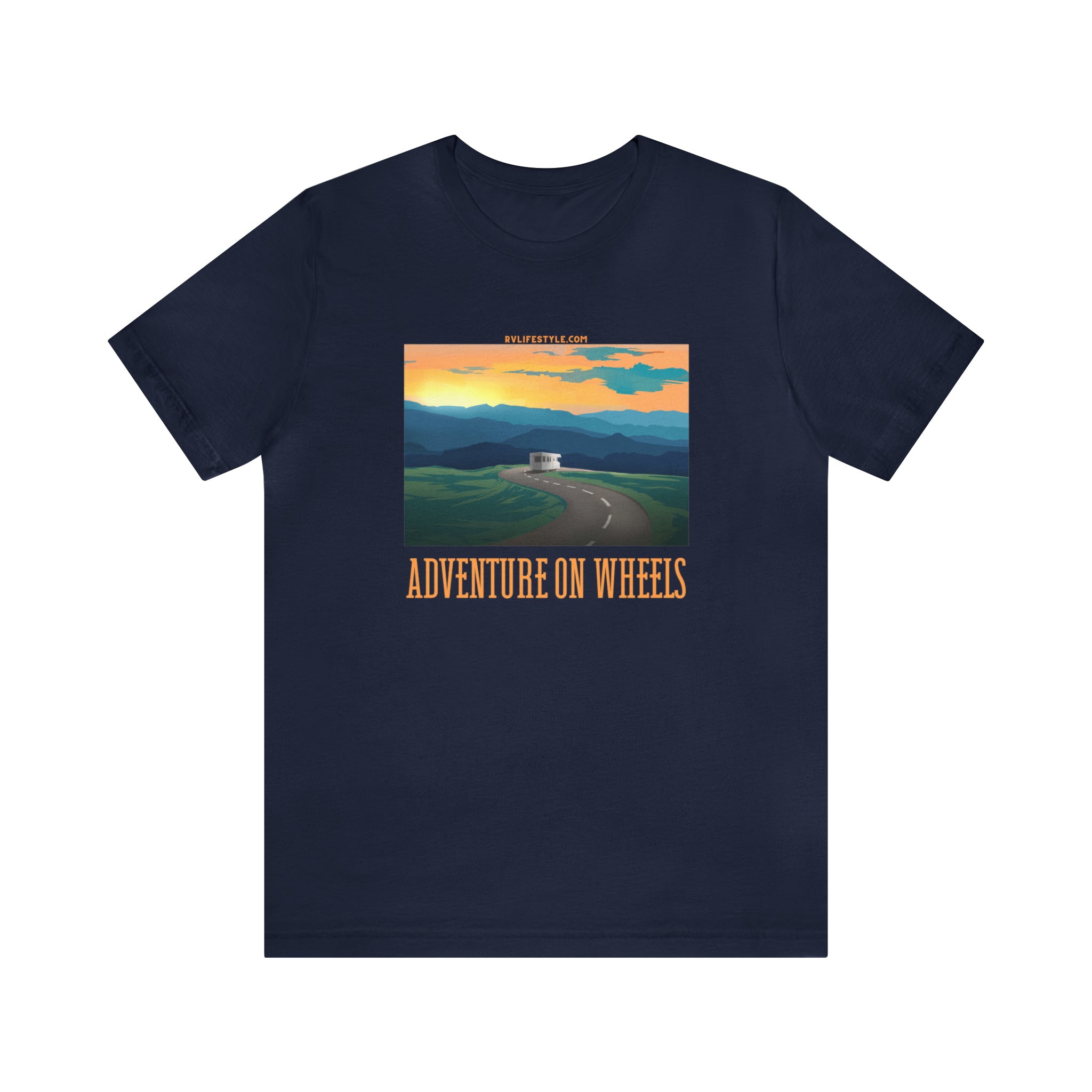 Adventure on Wheels - Unisex Jersey Short Sleeve Tee
