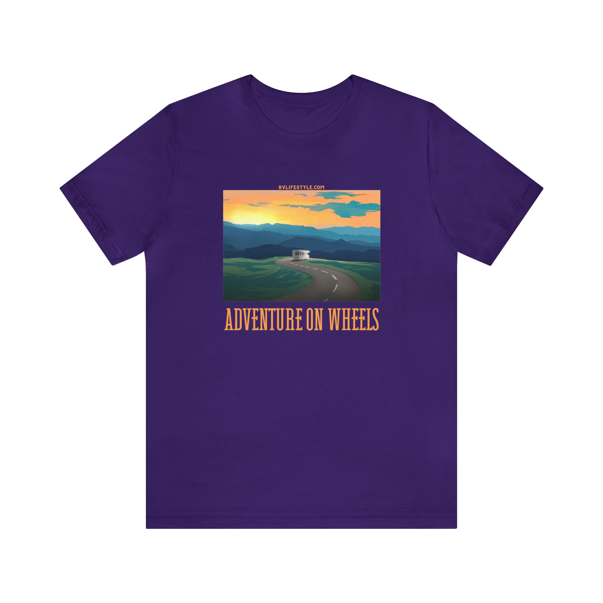 Adventure on Wheels - Unisex Jersey Short Sleeve Tee