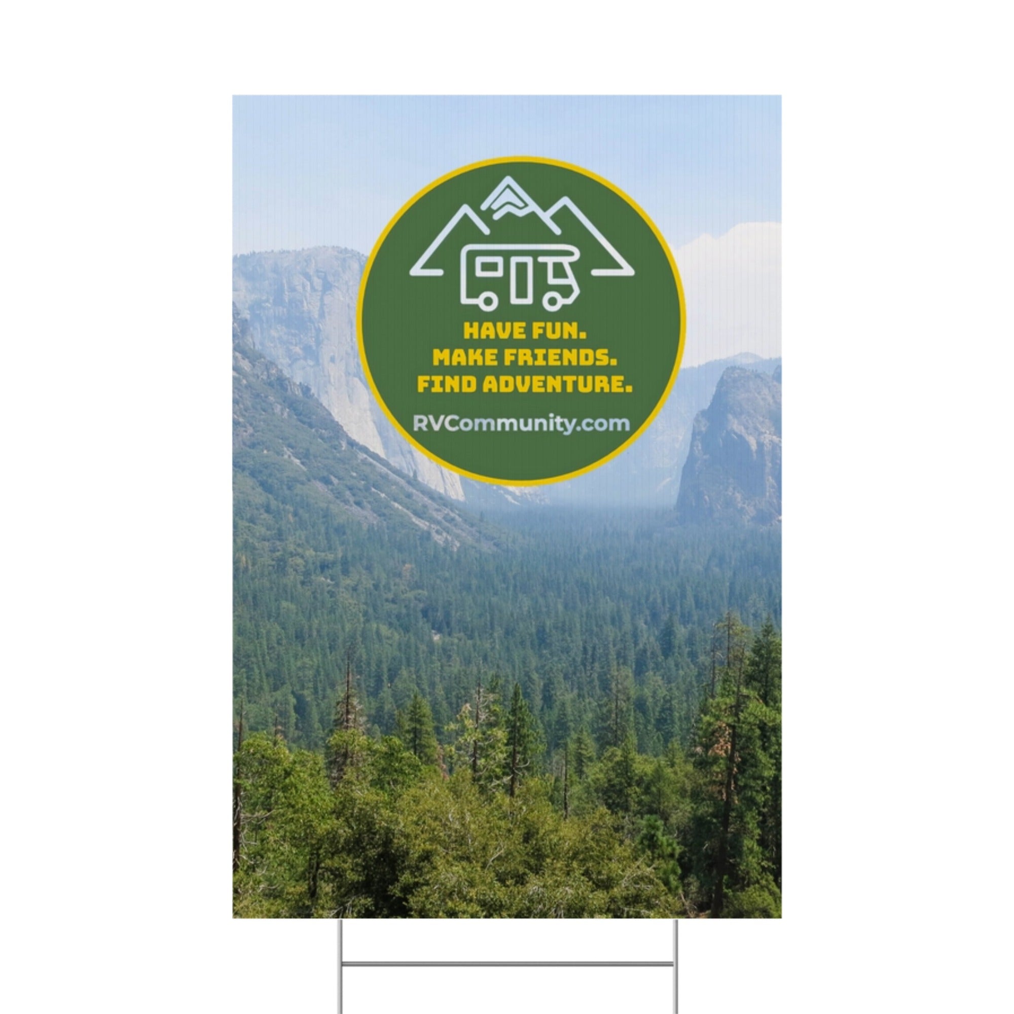 RV Lifestyle Rally Sign