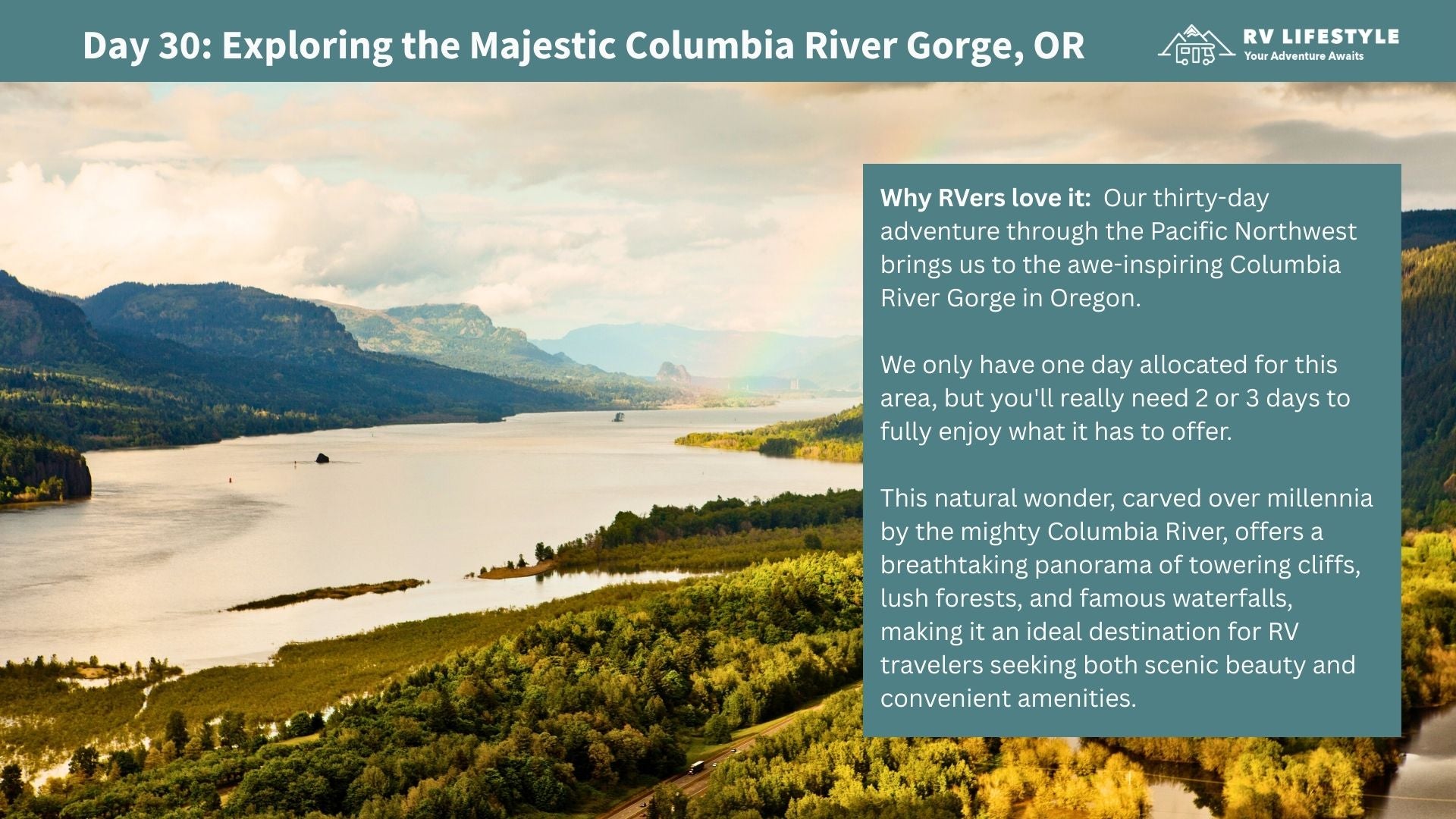 Pacific Northwest Tour RV Adventure Guide