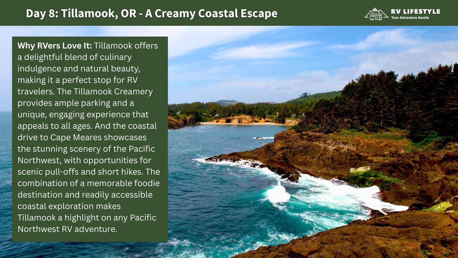 Pacific Northwest Tour RV Adventure Guide