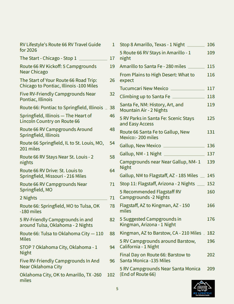 RV Lifestyle Guide to Route 66: The Centennial Edition (2026)