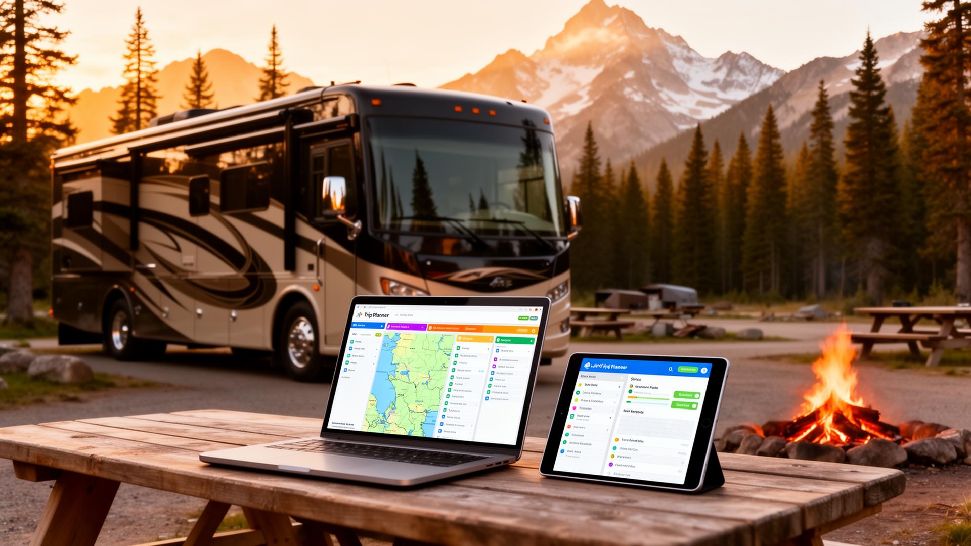 RV Lifestyle Trip Planning Dashboard — Your Complete Road Trip Command Center