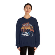 Happy Trails Unisex Heavy Blend™ Crewneck Sweatshirt - Black, Forest Green, Dark Heather, Navy