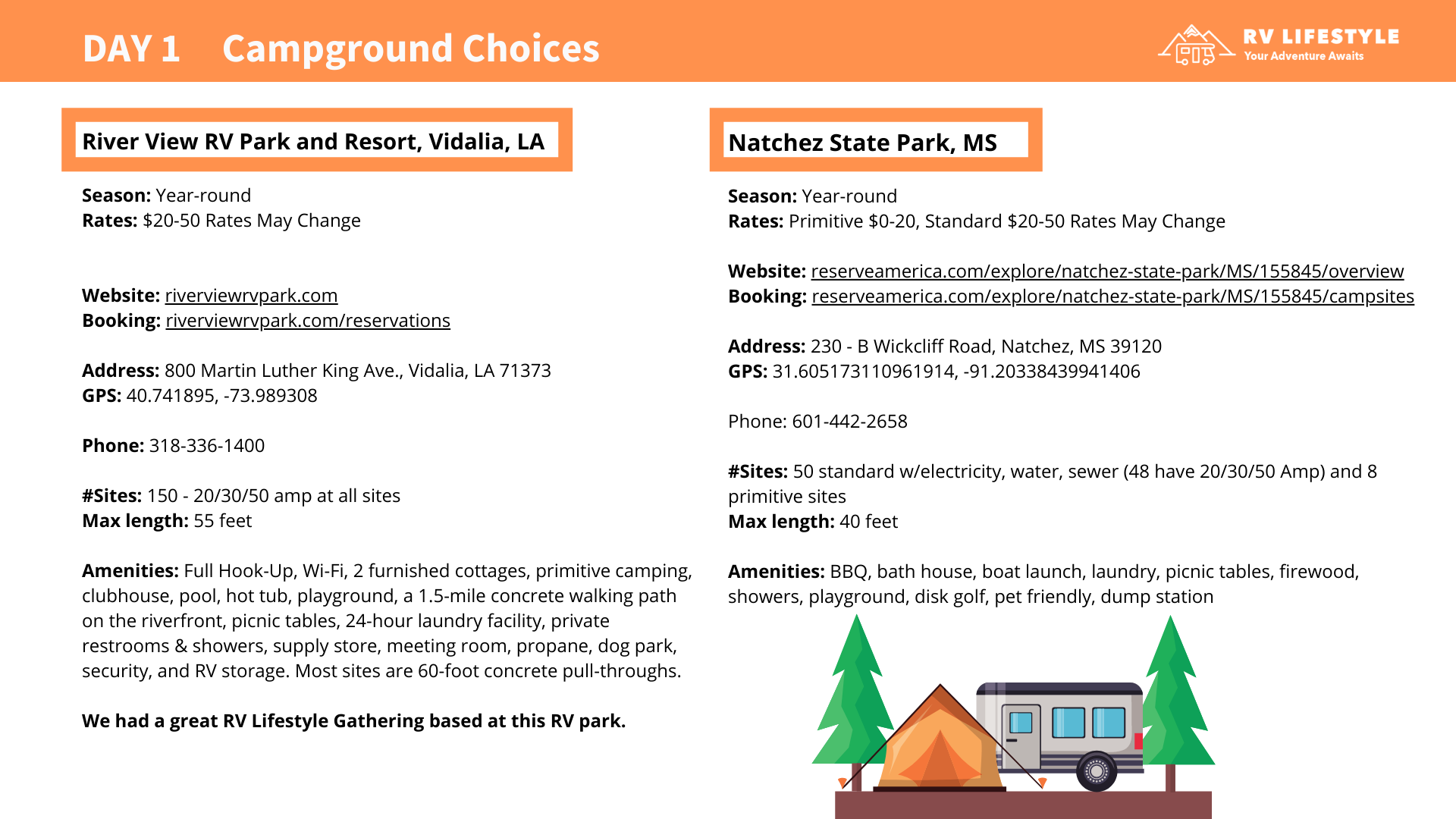 Natchez Trace 7-Day Adventure Guide