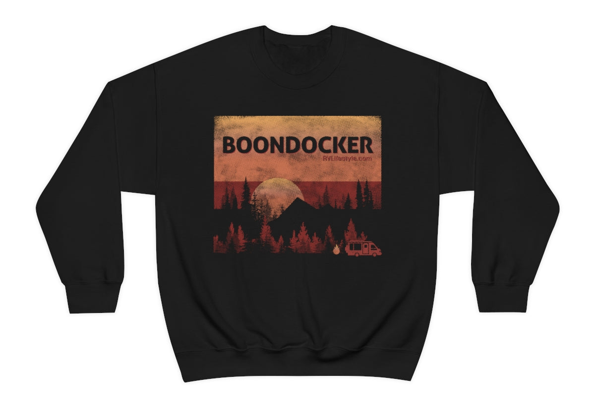 Boondocker Unisex Heavy Blend™ Crewneck Sweatshirt - Black, forest Green, Dark Heather, Navy