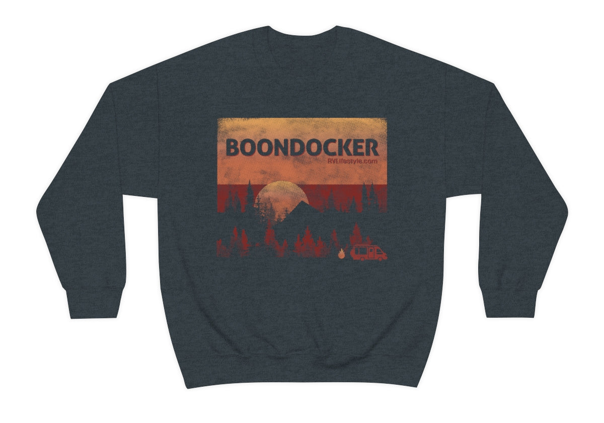 Boondocker Unisex Heavy Blend™ Crewneck Sweatshirt - Black, forest Green, Dark Heather, Navy