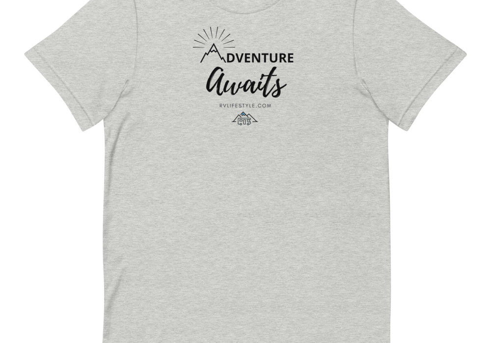 Adventure Awaits - Men and Women's Short-Sleeve T-Shirt