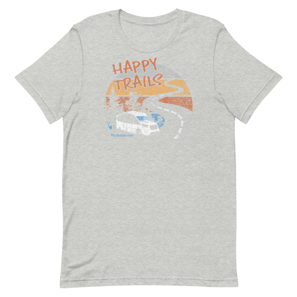 Happy Trails Short-Sleeve Men and Women's T-Shirt