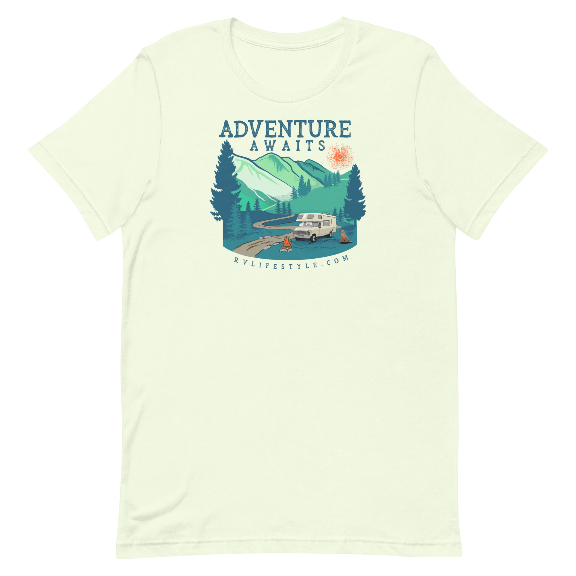 Adventure Awaits - Men and Women's Short-Sleeve T-Shirt