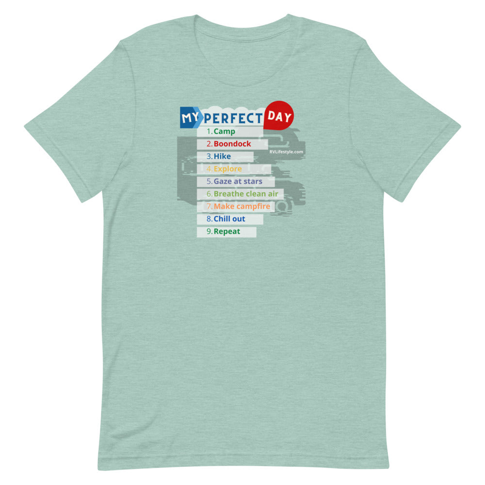 My Perfect Day Short-Sleeve Men and Women T-Shirt