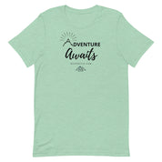 Adventure Awaits - Short-Sleeve Men and Women's T-Shirt