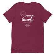 Adventure Awaits - Short-Sleeve Men and Women's T-Shirt
