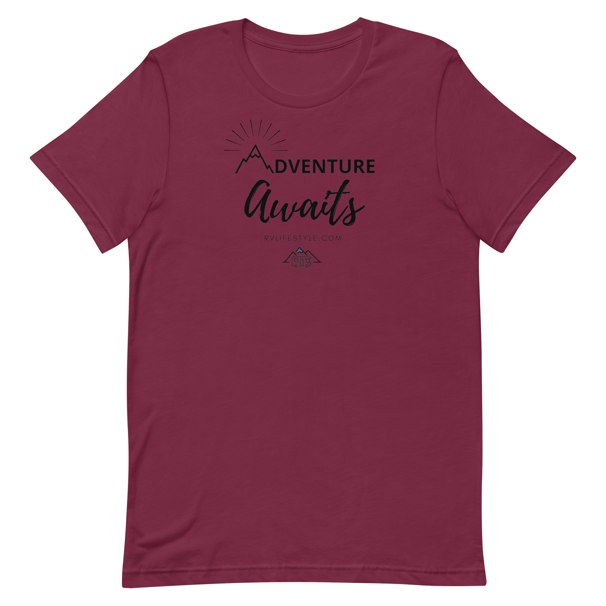 Adventure Awaits - Short-Sleeve Men and Women's T-Shirt