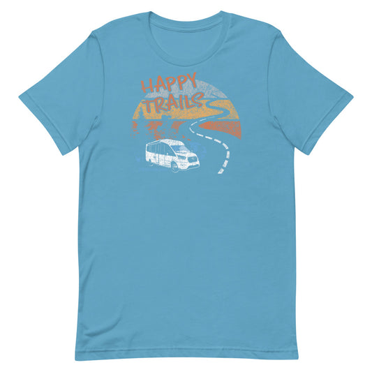 Happy Trails Short-Sleeve Men and Women's T-Shirt