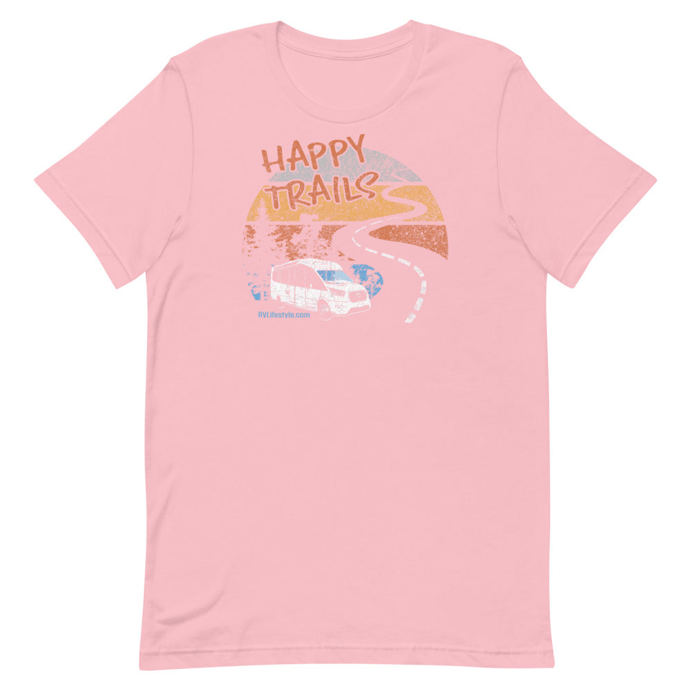Happy Trails Short-Sleeve Men and Women's T-Shirt