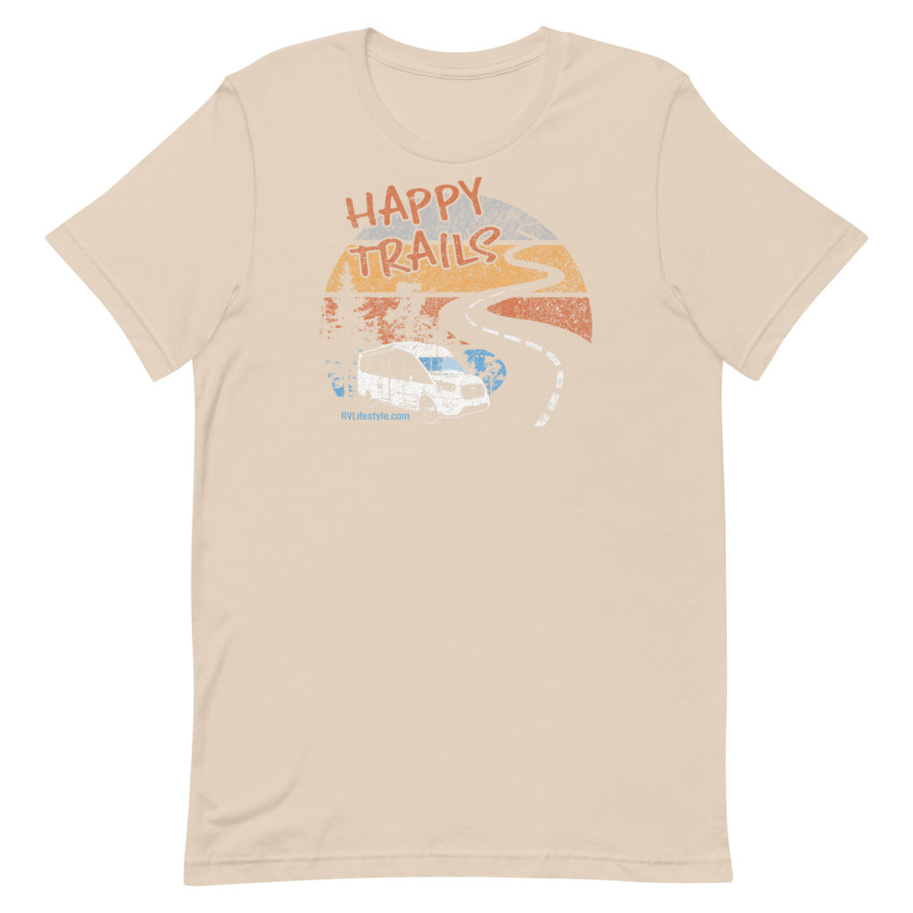Happy Trails Short-Sleeve Men and Women's T-Shirt