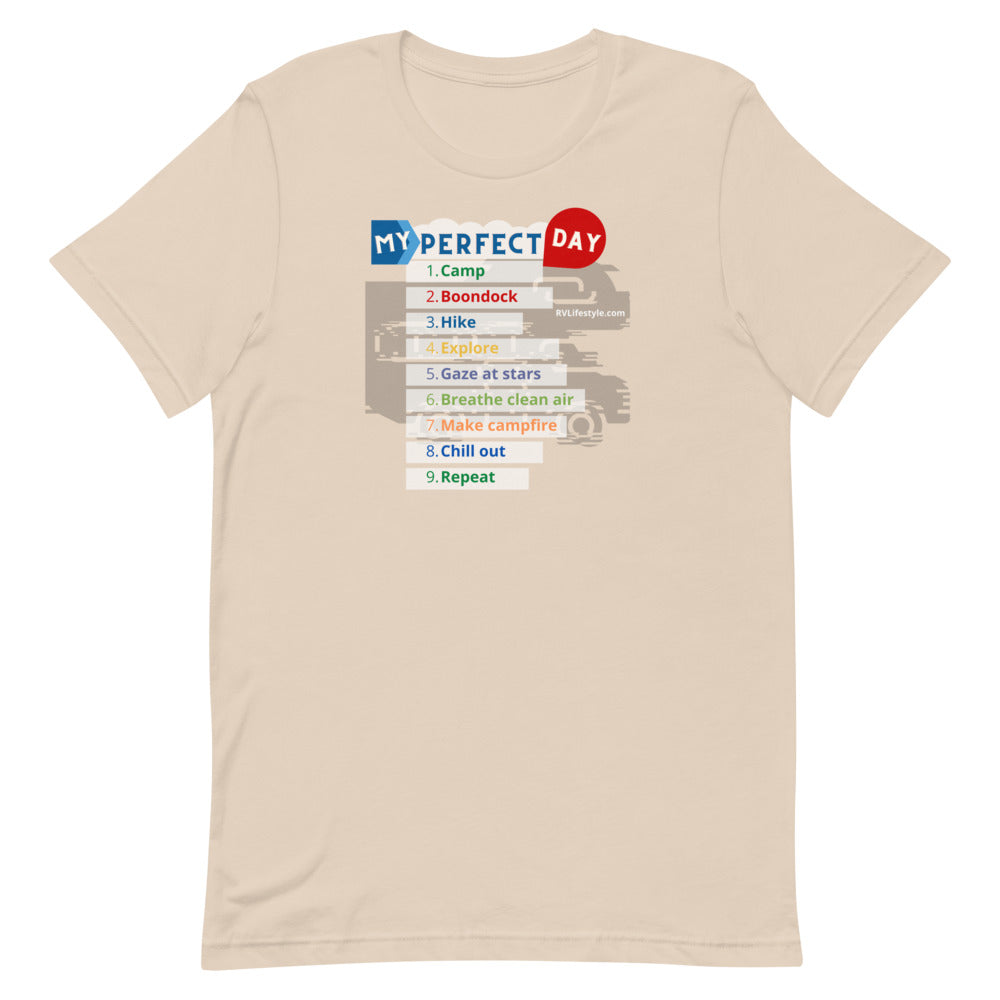 My Perfect Day Short-Sleeve Men and Women T-Shirt