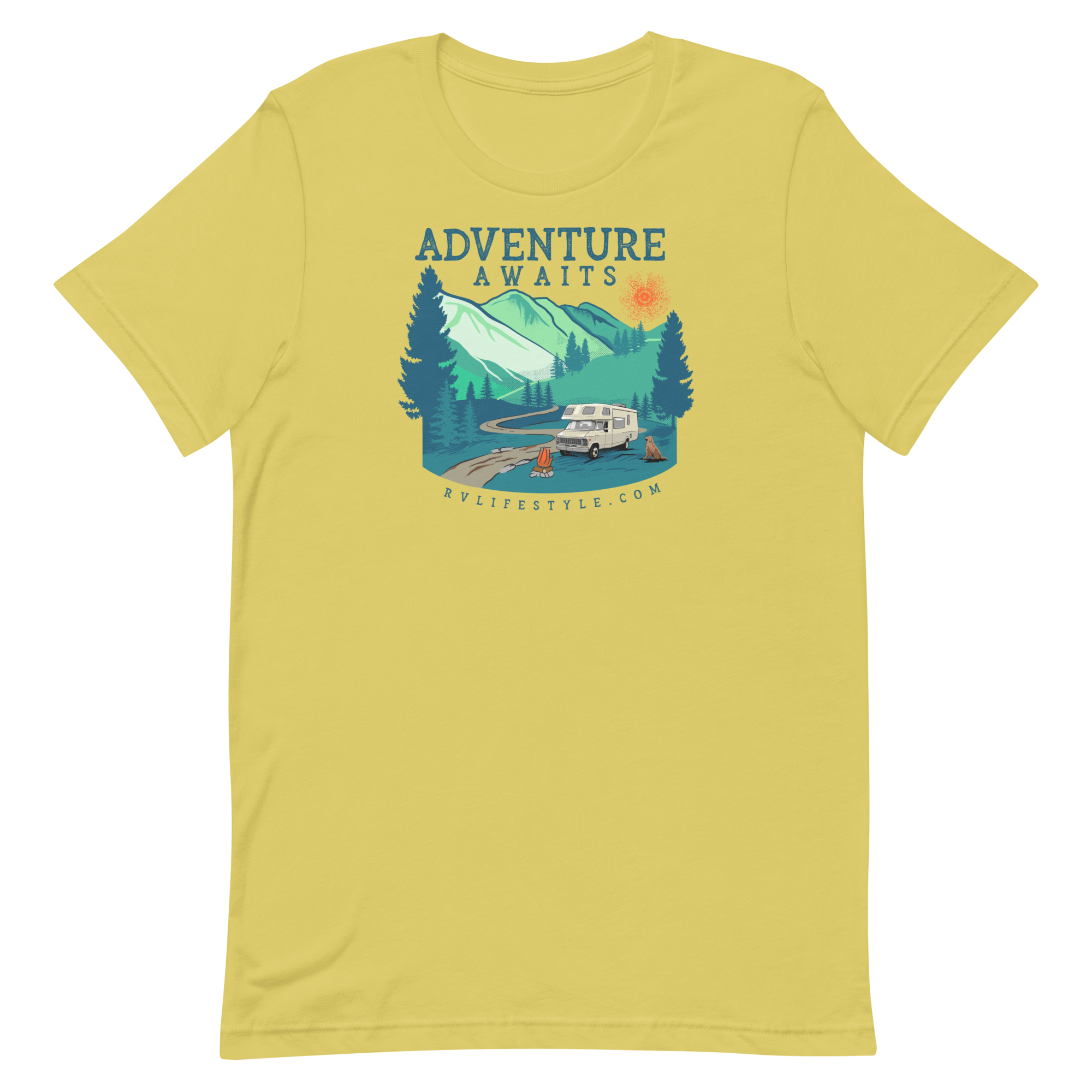 Adventure Awaits - Men and Women's Short-Sleeve T-Shirt