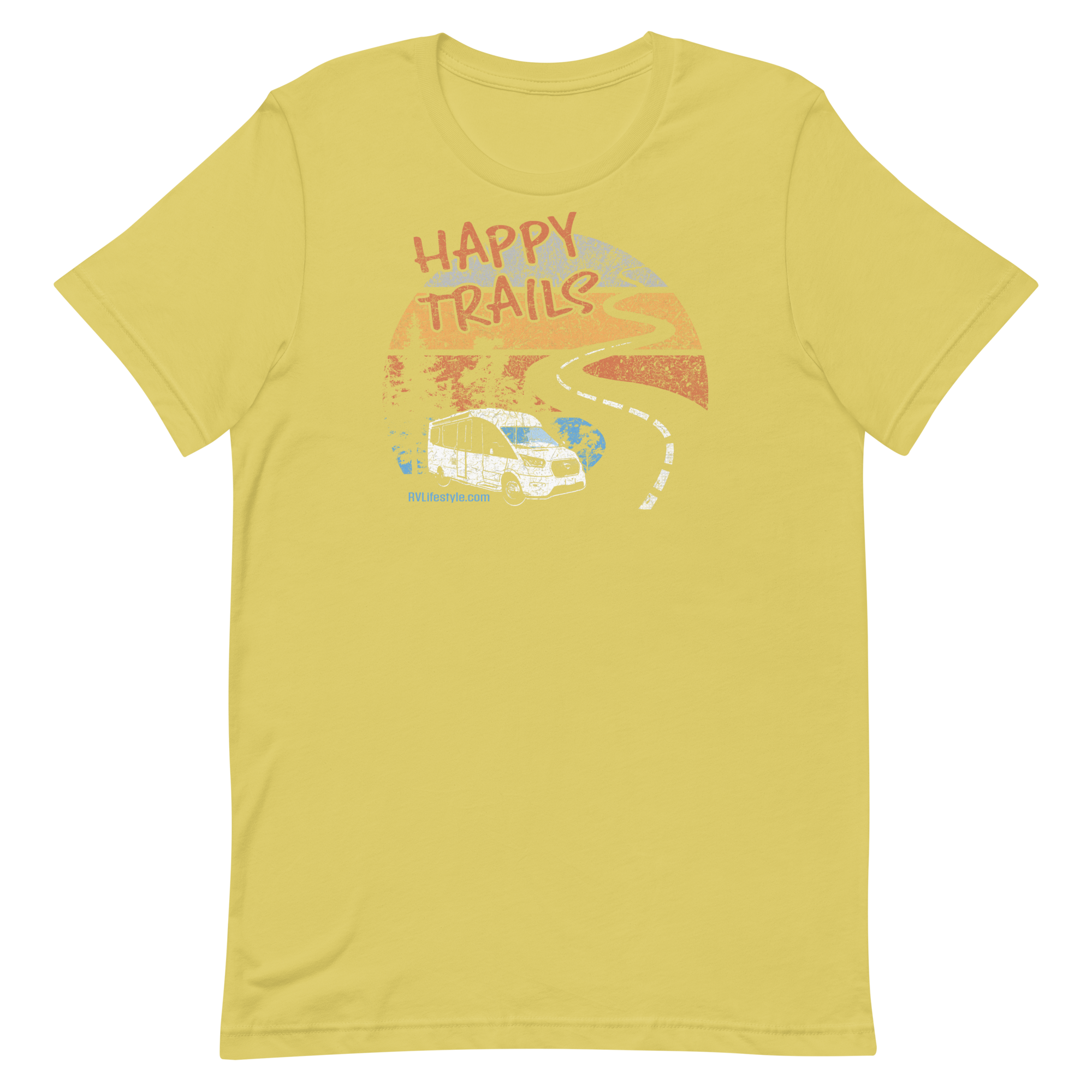Happy Trails Short-Sleeve Men and Women's T-Shirt