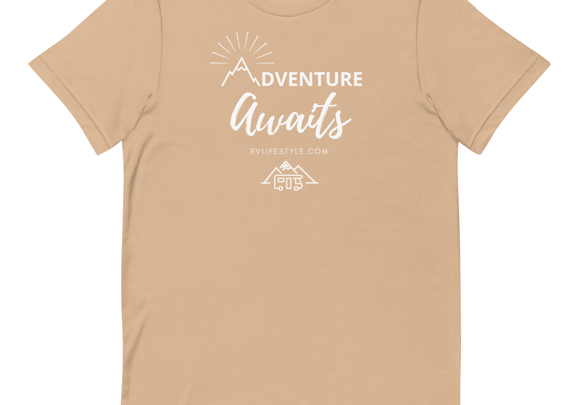 Adventure Awaits - Short-Sleeve Men and Women's T-Shirt