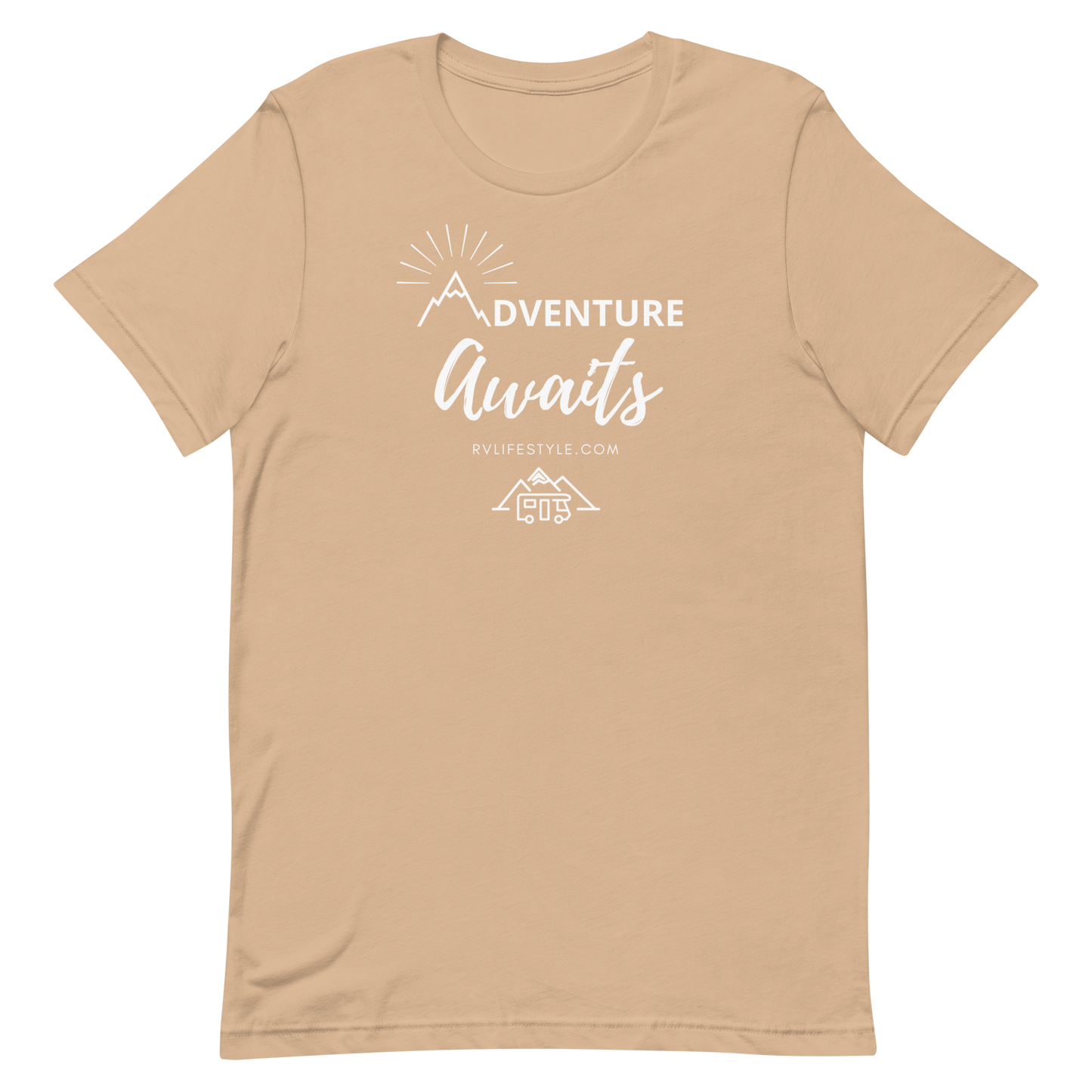 Adventure Awaits - Short-Sleeve Men and Women's T-Shirt