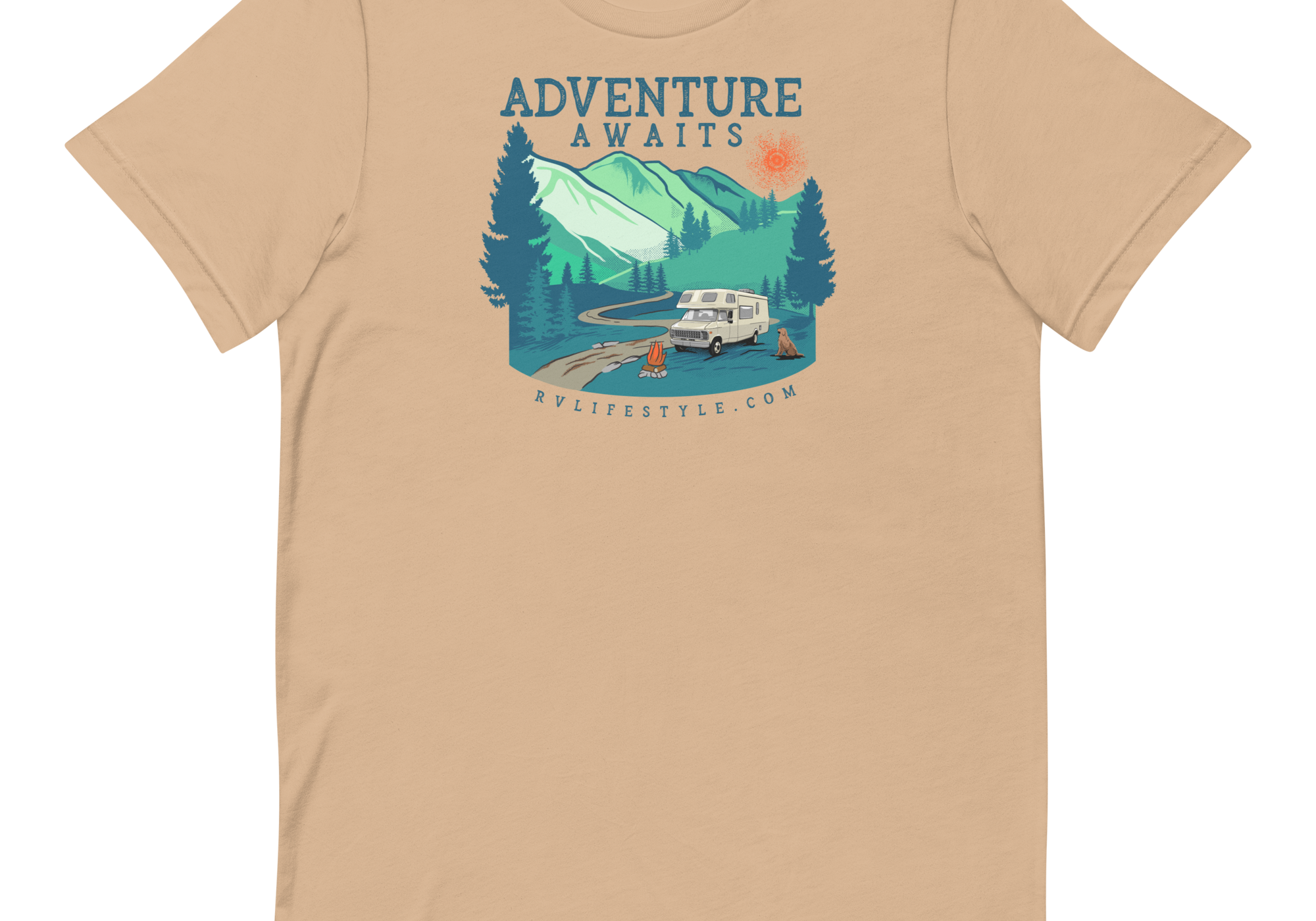 Adventure Awaits - Men and Women's Short-Sleeve T-Shirt