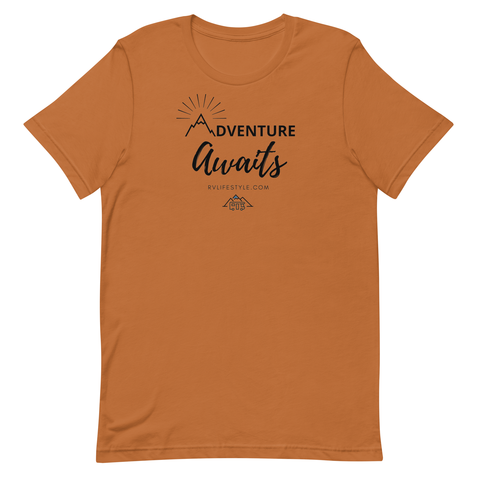 Adventure Awaits - Short-Sleeve Men and Women's T-Shirt