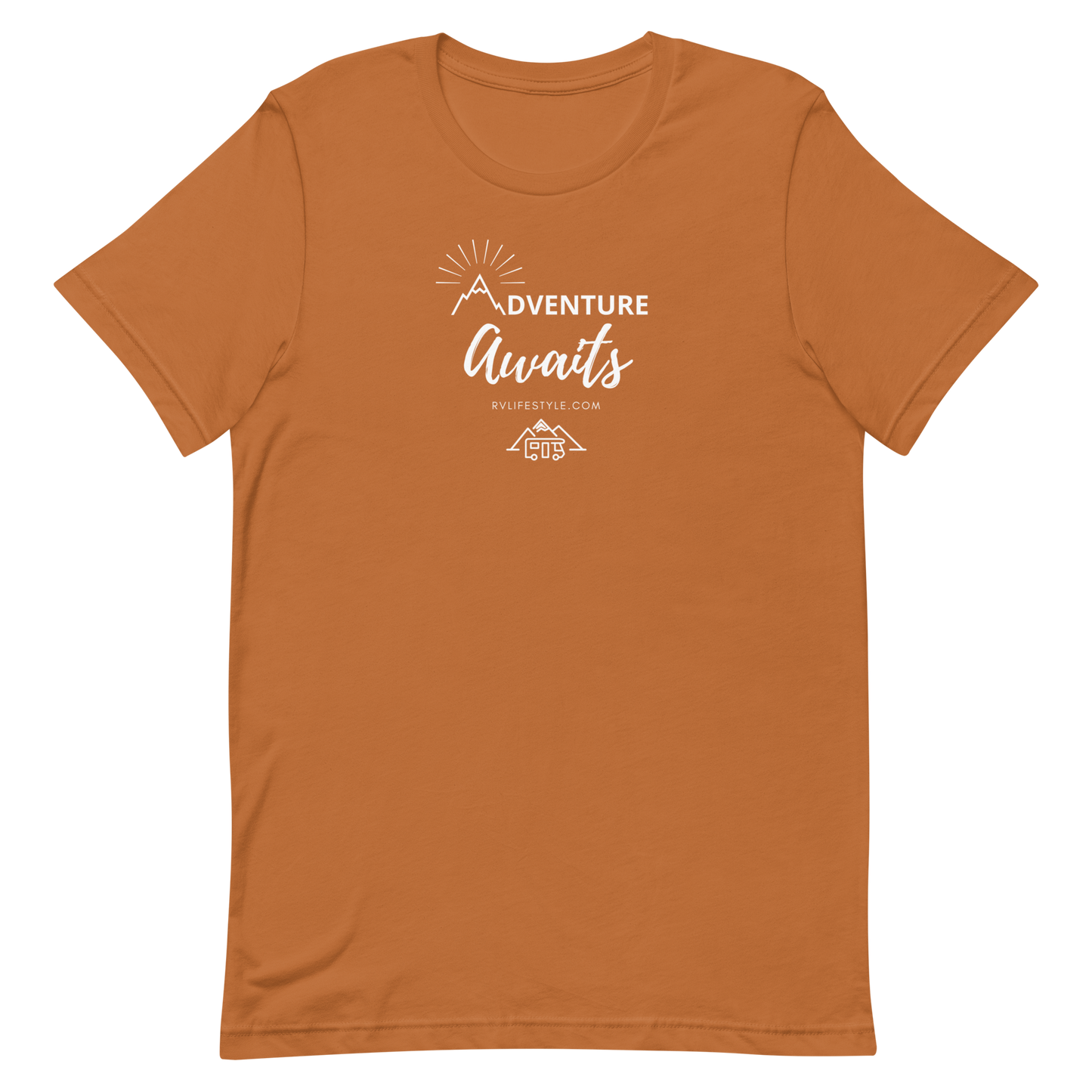 Adventure Awaits - Short-Sleeve Men and Women's T-Shirt