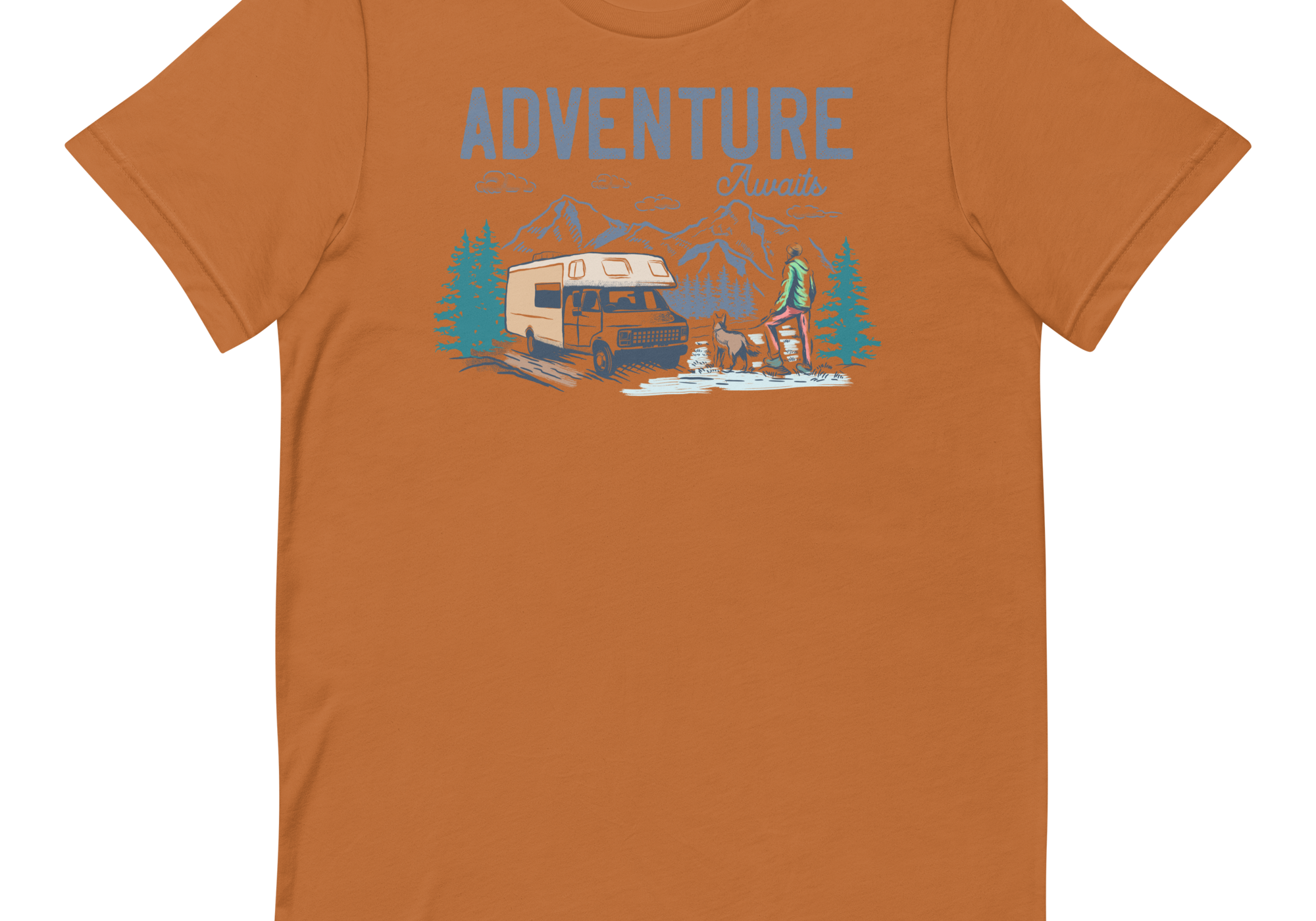 Adventure Awaits - Short-Sleeve Men and Women's T-Shirt