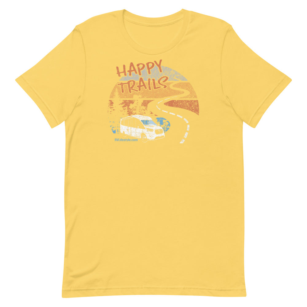 Happy Trails Short-Sleeve Men and Women's T-Shirt