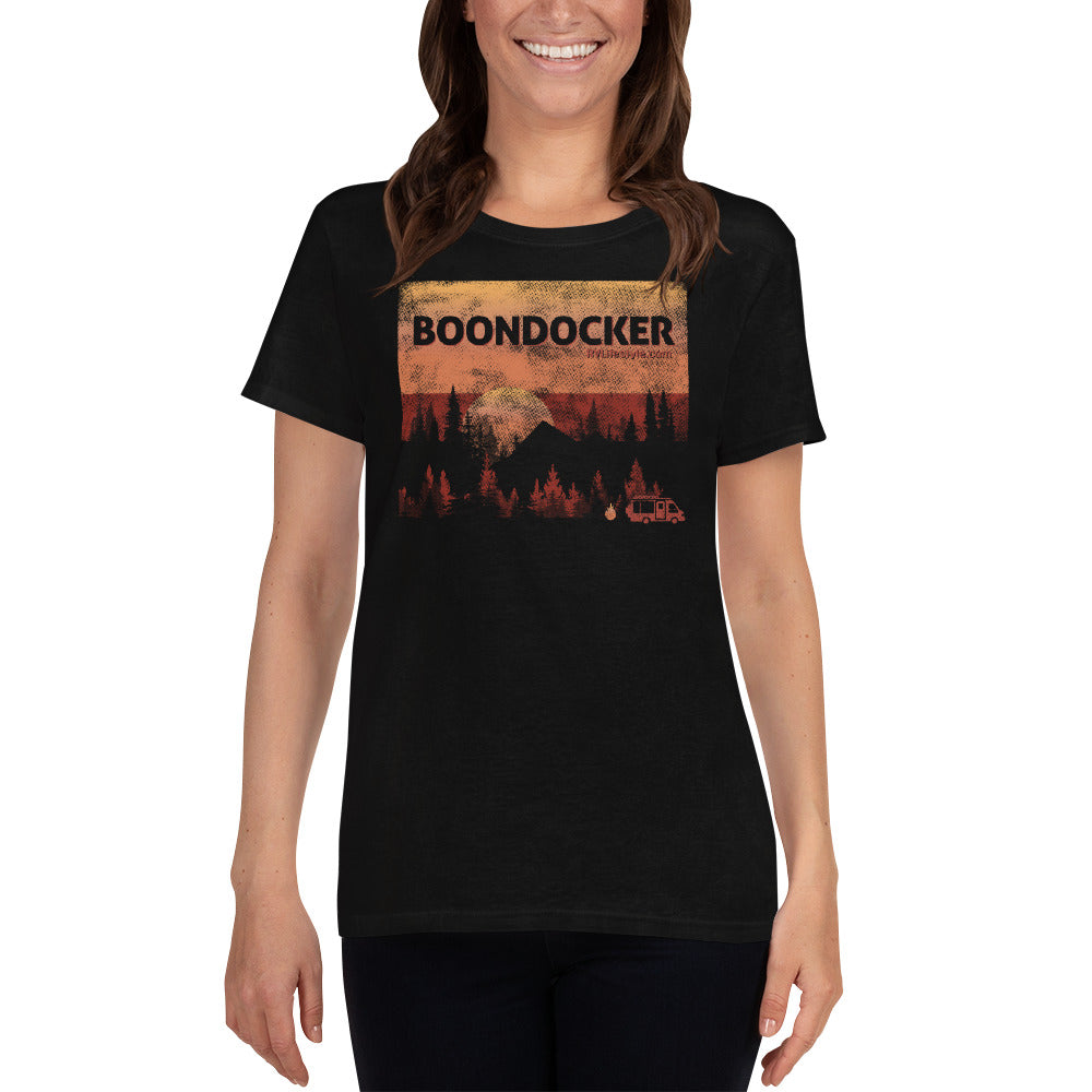 Boondocker Women's short sleeve t-shirt - Black, Forest Green, Navy, Sport Grey