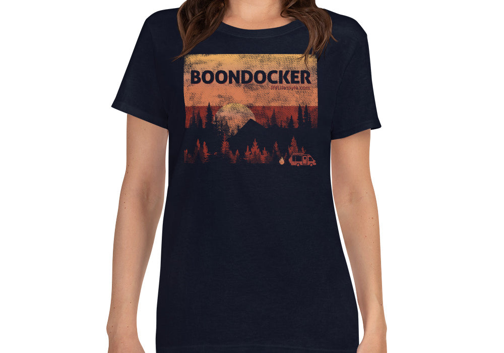 Boondocker Women's short sleeve t-shirt - Black, Forest Green, Navy, Sport Grey