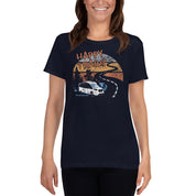 Happy Trails Women's short sleeve T-shirt - Black, Navy, Forest Green