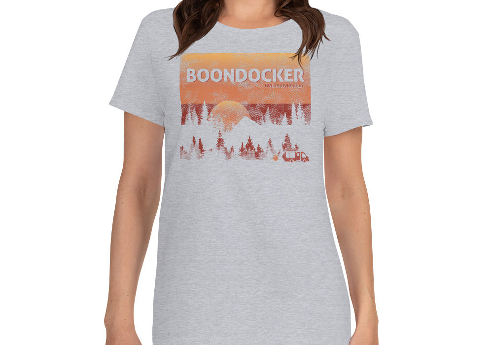 Boondocker Women's short sleeve t-shirt - Black, Forest Green, Navy, Sport Grey